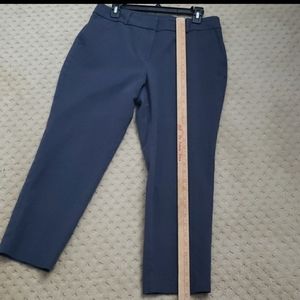 Ann Taylor slate blue ankle pants